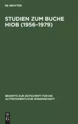 Studien Zum Buche Hiob (1956-1979)