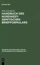 Handbuch DES Nordwestsemitischen Briefformulars