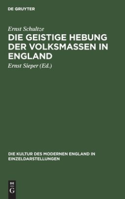 Die Geistige Hebung Der Volksmassen In England