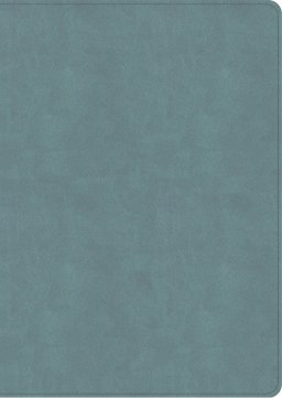 NASB Notetaking Bible, Large Print Edition, Earthen Teal SuedeSoft LeatherTouch