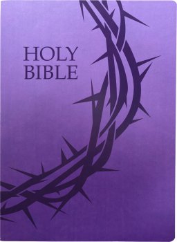 KJVER Holy Bible, Crown Of Thorns Design, Large Print