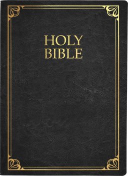 KJV 1611 Family Legacy Holy Bible, Large Print, Black Genuine Leather, Thumb Index: (Red Letter, Premium Cowhide, 1611 Version)