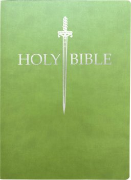 KJV Sword Bible, Large Print, Olive Ultrasoft: (Red Letter, Green, 1611 Version)
