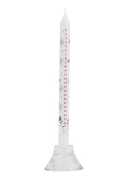 29.5cm Advent Candle: Snowmen - Single