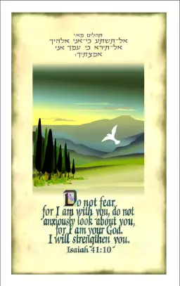 Text Card - Do not fear ... Pack of 20 Same Design