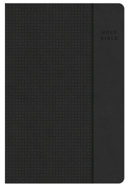 CSB Large Print Compact Reference Bible, Charcoal
