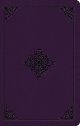 ESV Giant Print Personal Size Bible, Red Letter (TruTone, Lavender, Ornament Design)