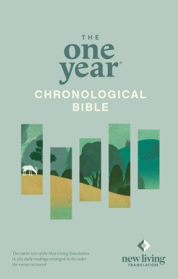 The One Year Chronological Bible NLT, Paperback, Daily Readings, Red Letter, Historical Dates, Timeline
