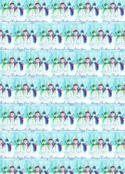 Snowkings And Candlelight Gift Wrap