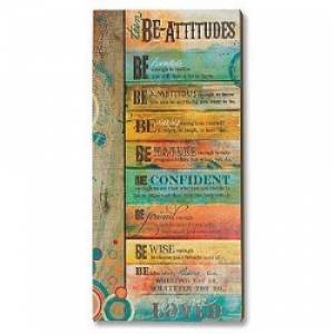 Plaque-Teen Be-Attitudes (8" x 16")