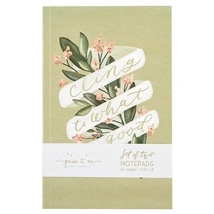 Notebook Set-Cling To What Is Good/Faith Over Fear (Set Of 2)
