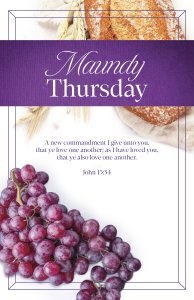 Maundy Thursday Bulletin: As I Have (Package of 100)