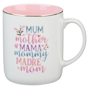 Mug Pink Mum, Mother, Mama