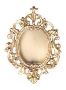 Gold Plated Wall Reliquary H 11 cm
