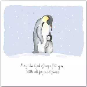Penguin (Pack of 5) Christian Christmas Cards