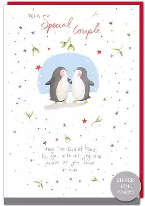 To A Special Couple - Single Christian Christmas Card
