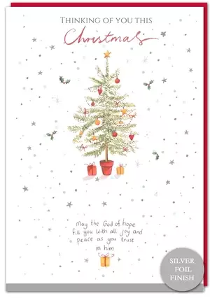 Thinking Of You Tree Christmas Card