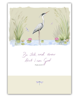 A5 Heron Lined Notebook