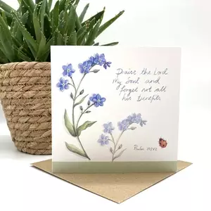 Forget Me Not Single Card