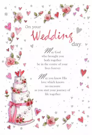 Wedding Cake Single Card