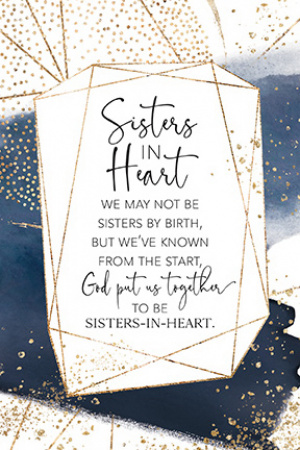 Plaque-Heaven Sent-Sisters In Heart (6 x 9)