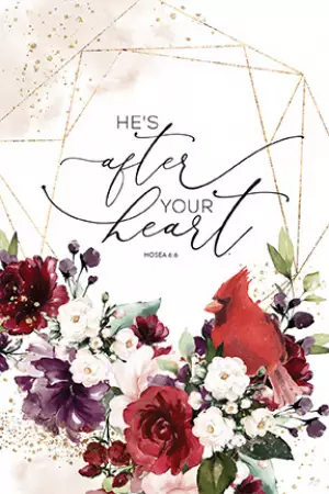 Plaque-Heaven Sent-He's After Your Heart (Hosea 6:6) (6 x 9)