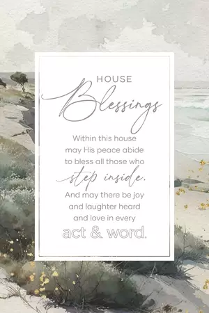 Plaque-Everyday-House Blessings (6 x 9)