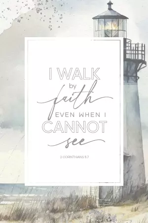 Plaque-Everyday-I Walk By Faith (6" x 9")