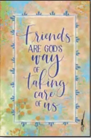 Plaque-Whispers Of The Heart-Friends Are God's (6 x 9)
