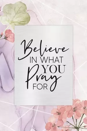 Plaque-Renew My Soul-Believe In What You Pray (6 x 9)