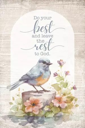 Wall Plaque-Mini Blessings-Do Your Best (4" x 6")