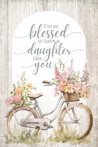 Wall Plaque-Mini Blessings-I'm So Blessed...Daughter (4" x 6")