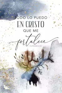 Spanish Plaque-Heaven Sent-I Can Do All Things Through Christ (Todo Lo Puedo En Cristo) (6" x 9")