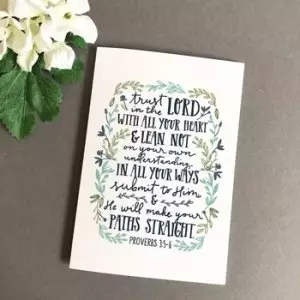 Trust In The Lord Single Card