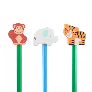 Jungle Animal Pencil Pack (3 designs) (FSC®)