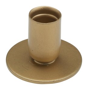 Iron Gold Candle Holder H 4.5 cm