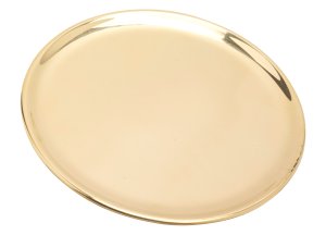 Polished Candlestick Plate D 14 cm