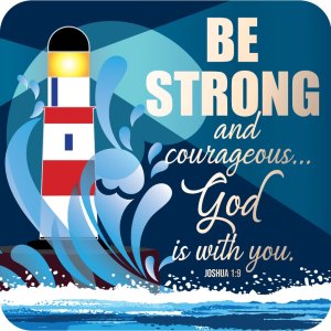 Be Strong Cork Coaster