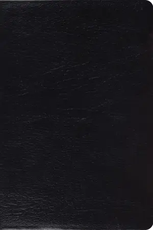 ESV Study Bible, Personal Size Genuine Leather, Black