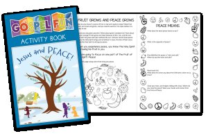 Gospel Fun Activity Book – Jesus and PEACE! (Pack of 12)