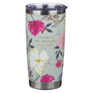 Tumbler SS Teal Strength Exodus 15:2