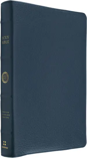 ESV Heirloom Bible, Gloria Dei: Single Column Edition (Calfskin, Meridian Blue, Full Yapp)
