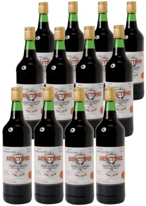 Pack of 12 Communion Wine - Red 75cl - 15% ABV - Sanctifex No.3