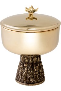 Gold Plated Ciborium H 15 cm