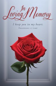 In Loving Memory Funeral Bulletin (pack of 100)