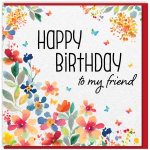 Summer Flowers Birthday Card