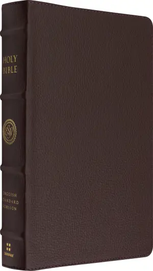 ESV Heirloom Bible, Veritas: Single Column Edition (Calfskin, Mahogany)