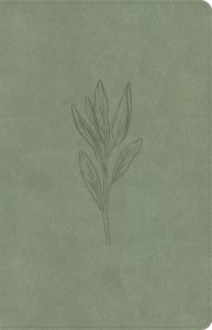 KJV Thinline Bible, Sage Suedesoft Leathertouch