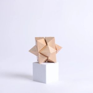 3D Stumbling Block Wooden Puzzle Star