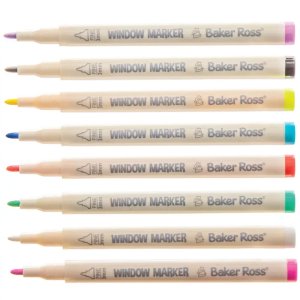 Fine Tip Glass Pens (Pack of 8)